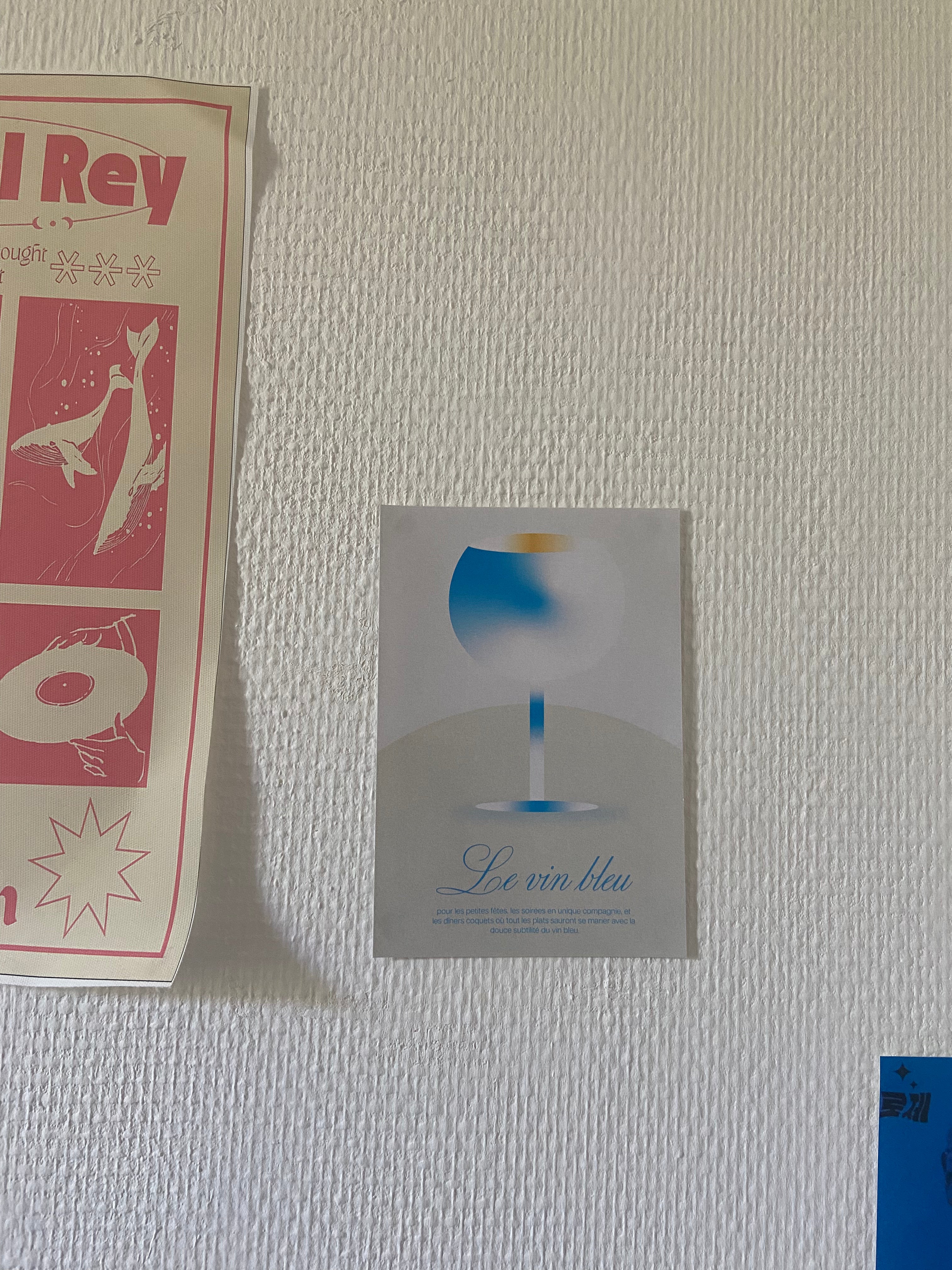 Le vin bleu