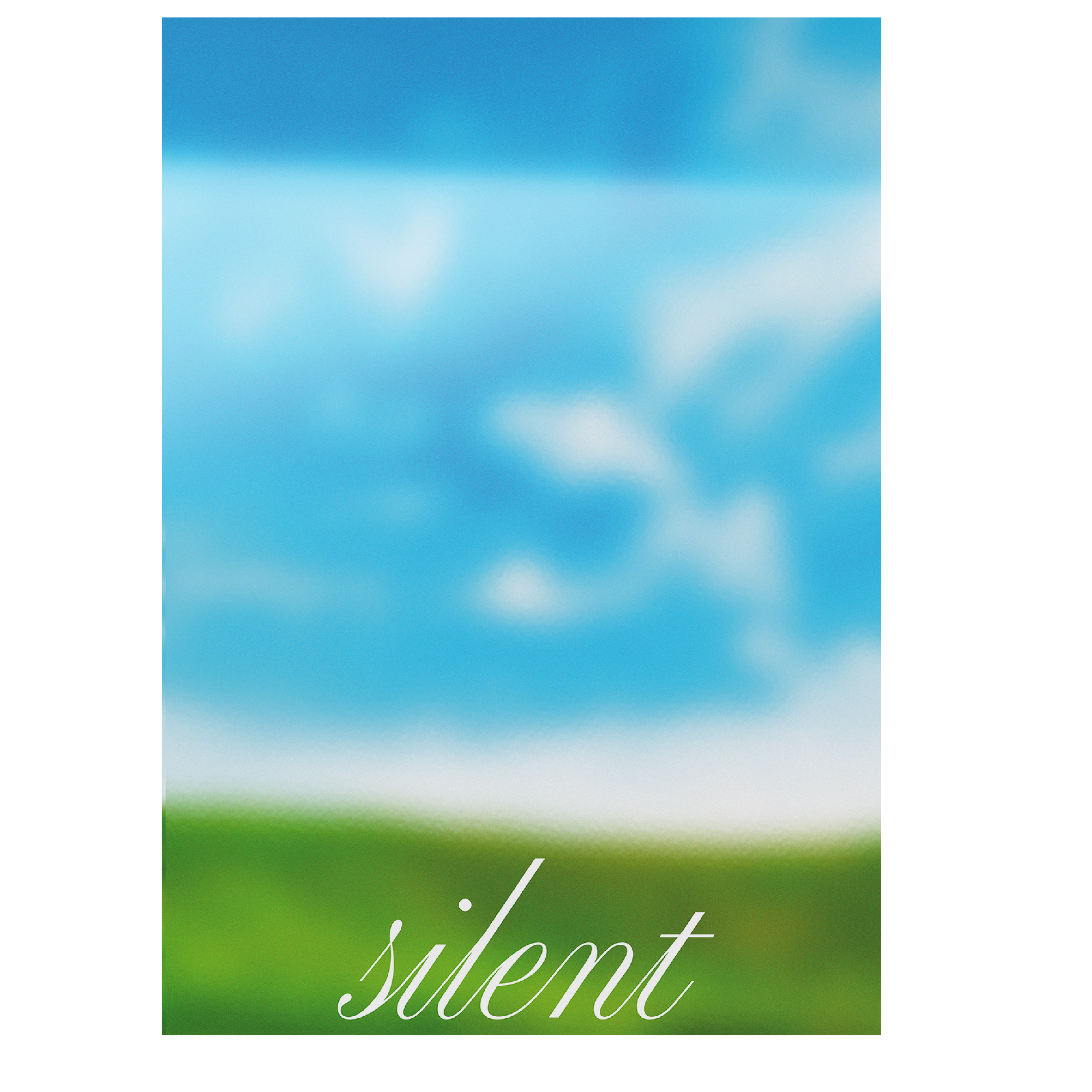 Silent (italic font)