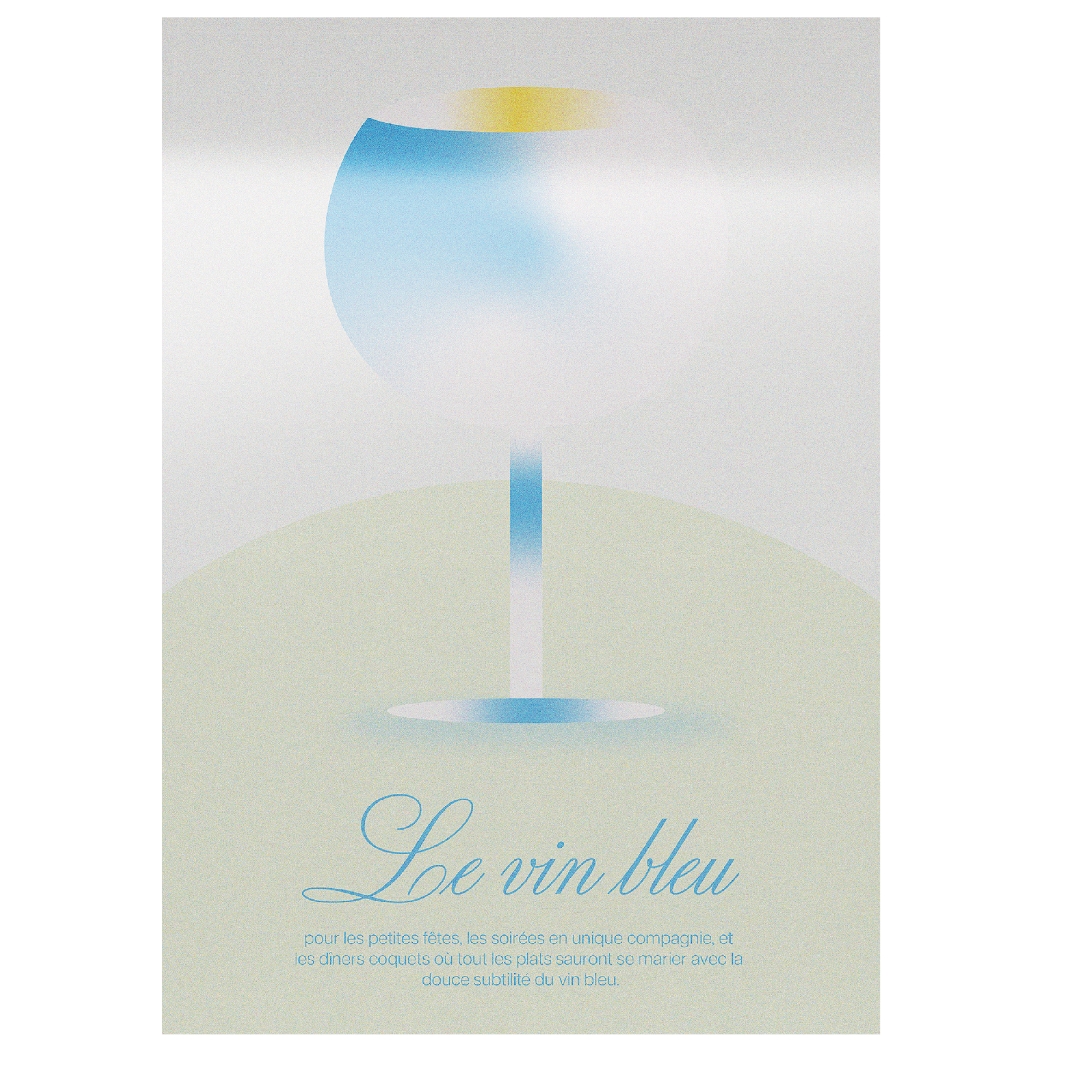 Le vin bleu