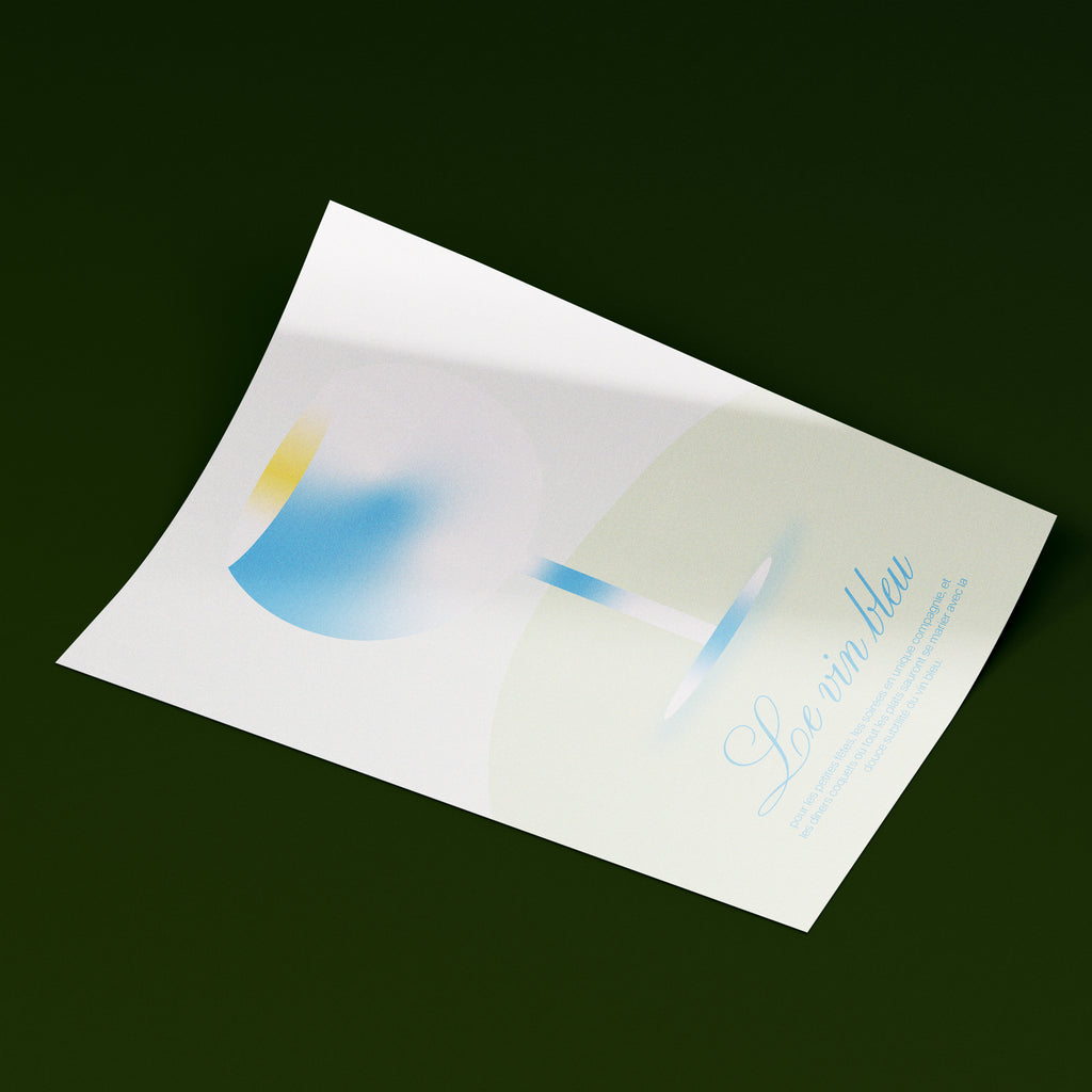 Le vin bleu