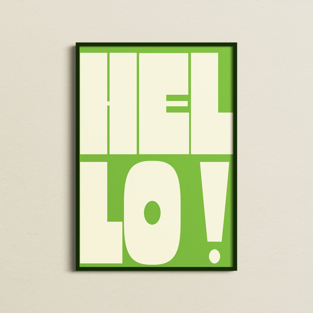Hello! (beige)