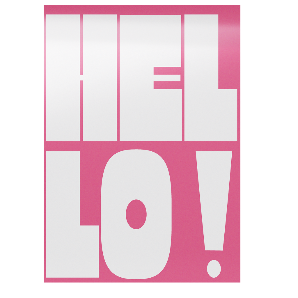 Hello! (white)